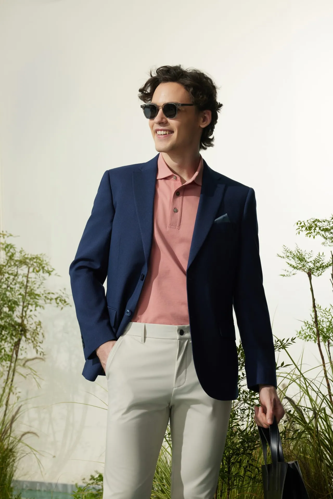 Teflon Smart Fit Twill Suit Blazer