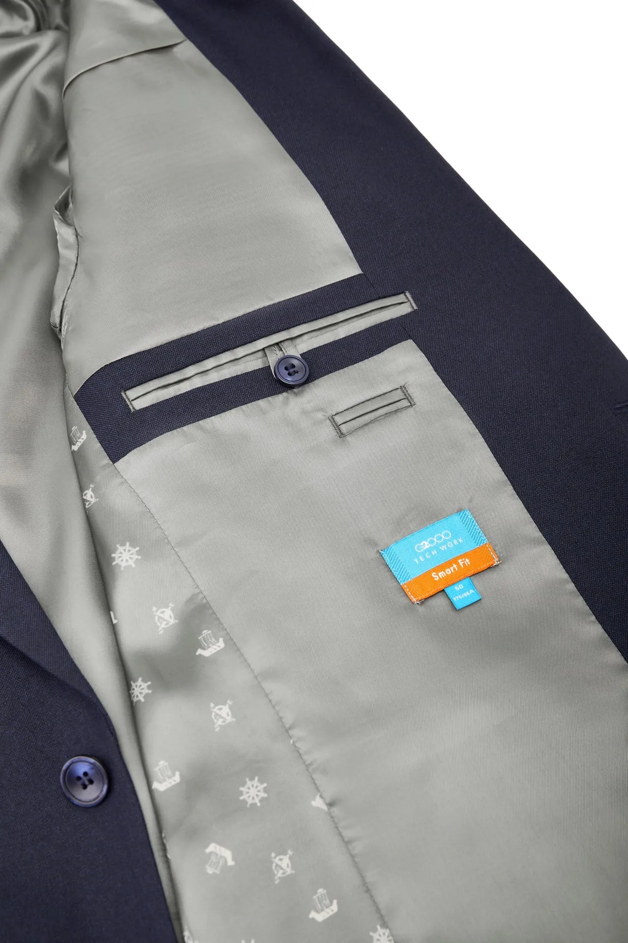 Teflon Smart Fit Twill Suit Blazer