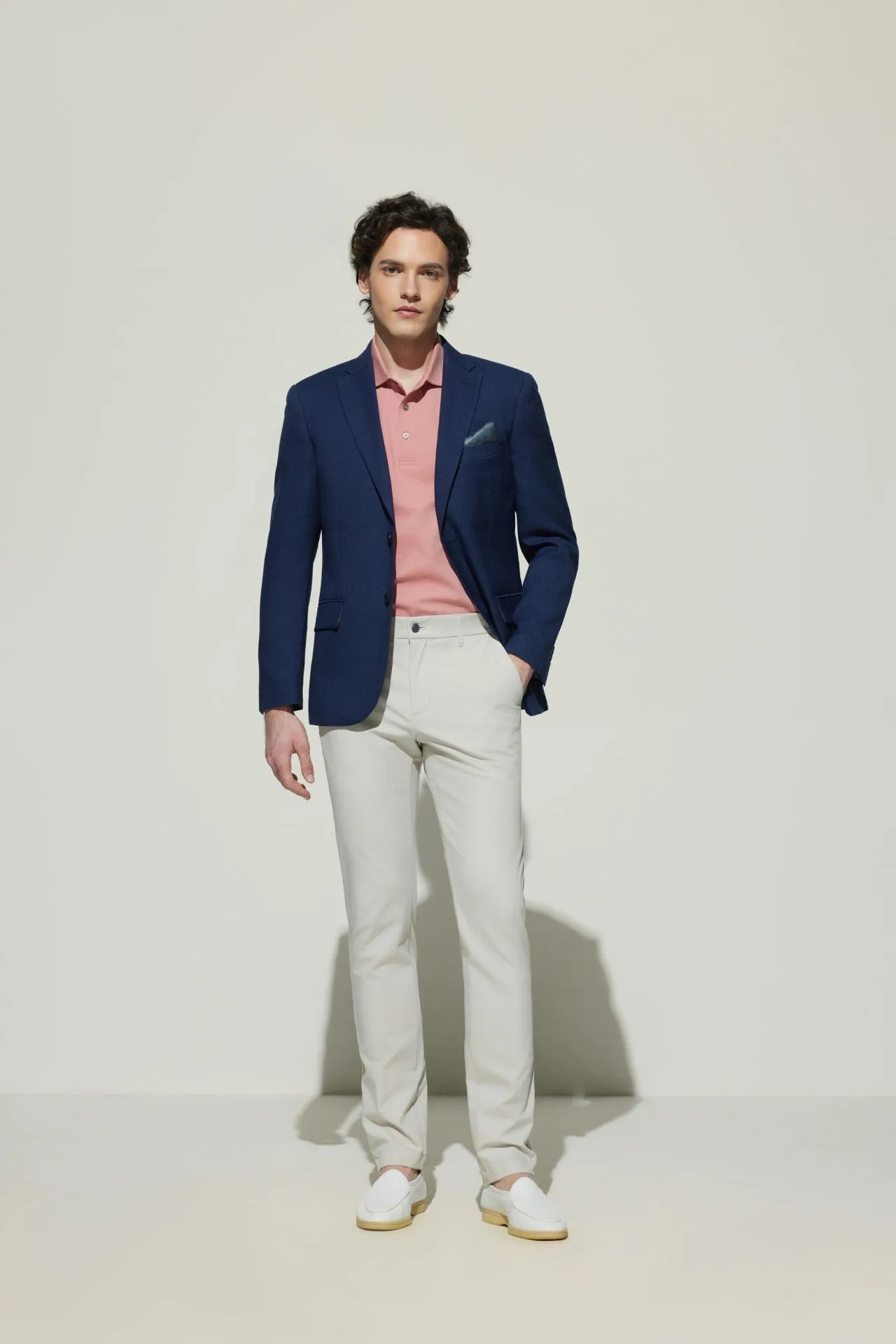 Teflon Smart Fit Twill Suit Blazer