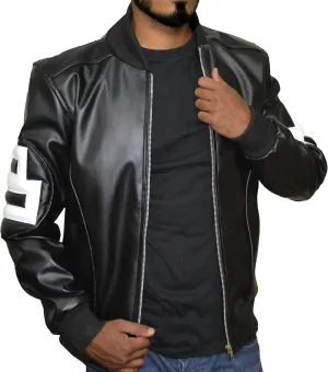 The Jasperz 8 Ball Pool Seinfeld Michael Hoban Bomber Leather Jacket