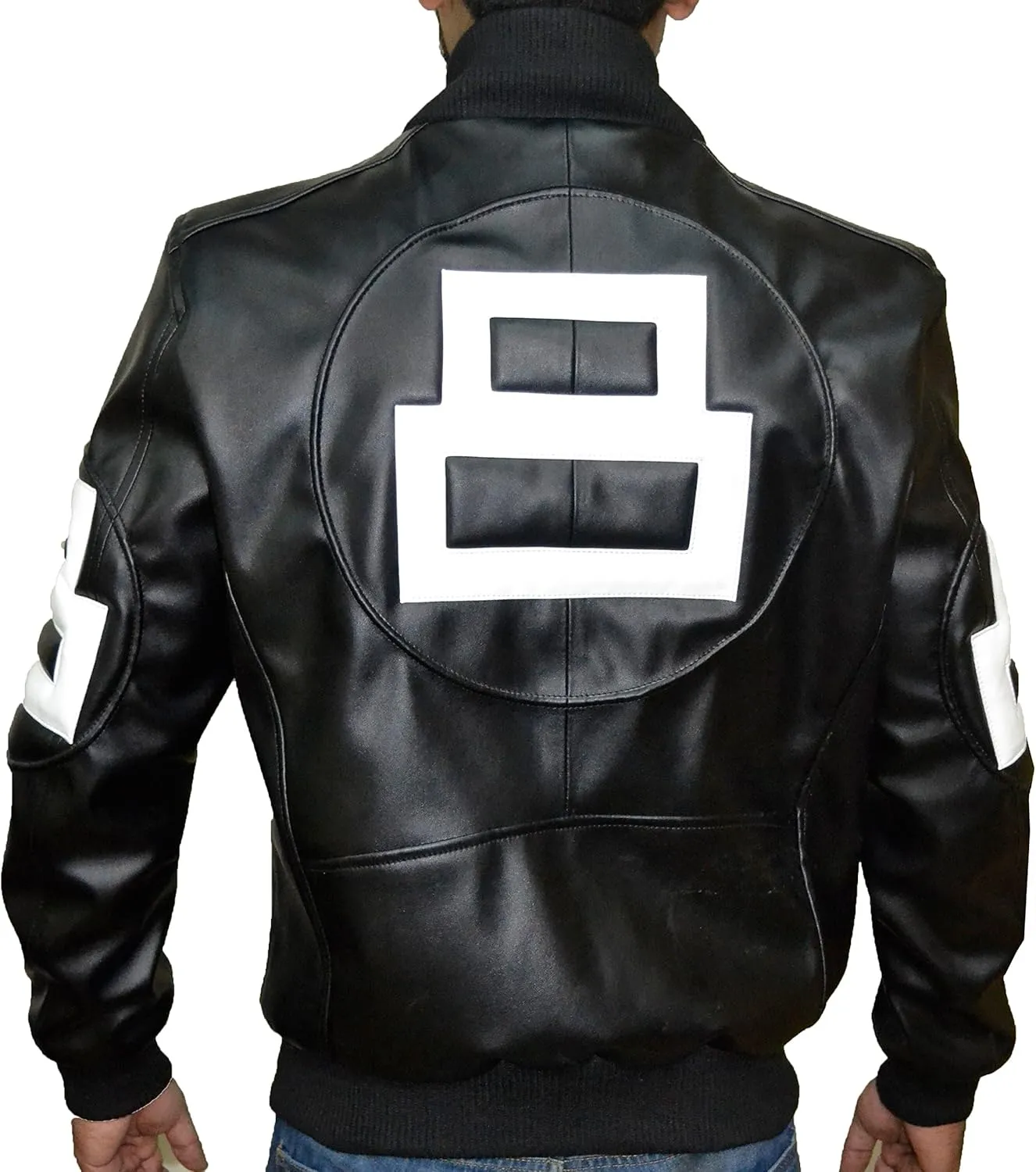 The Jasperz 8 Ball Pool Seinfeld Michael Hoban Bomber Leather Jacket