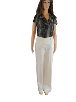 Theory 90's Pants Ivory NWT Size 10 (SKU 000265-11)
