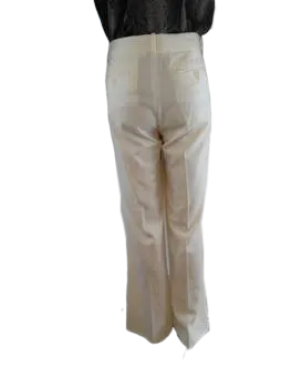 Theory 90's Pants Ivory NWT Size 10 (SKU 000265-11)
