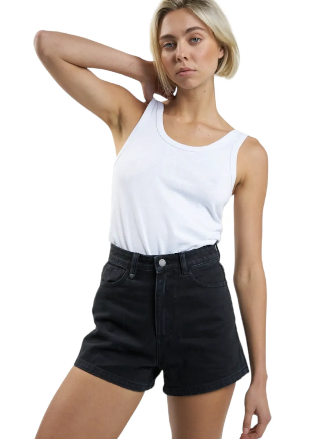 THRILLS - Erica Short - Clean Hem - Dusk Black
