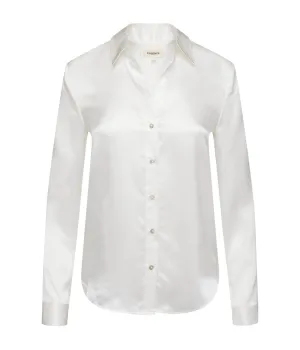 Tyler Longsleeve Shirt in Ivory