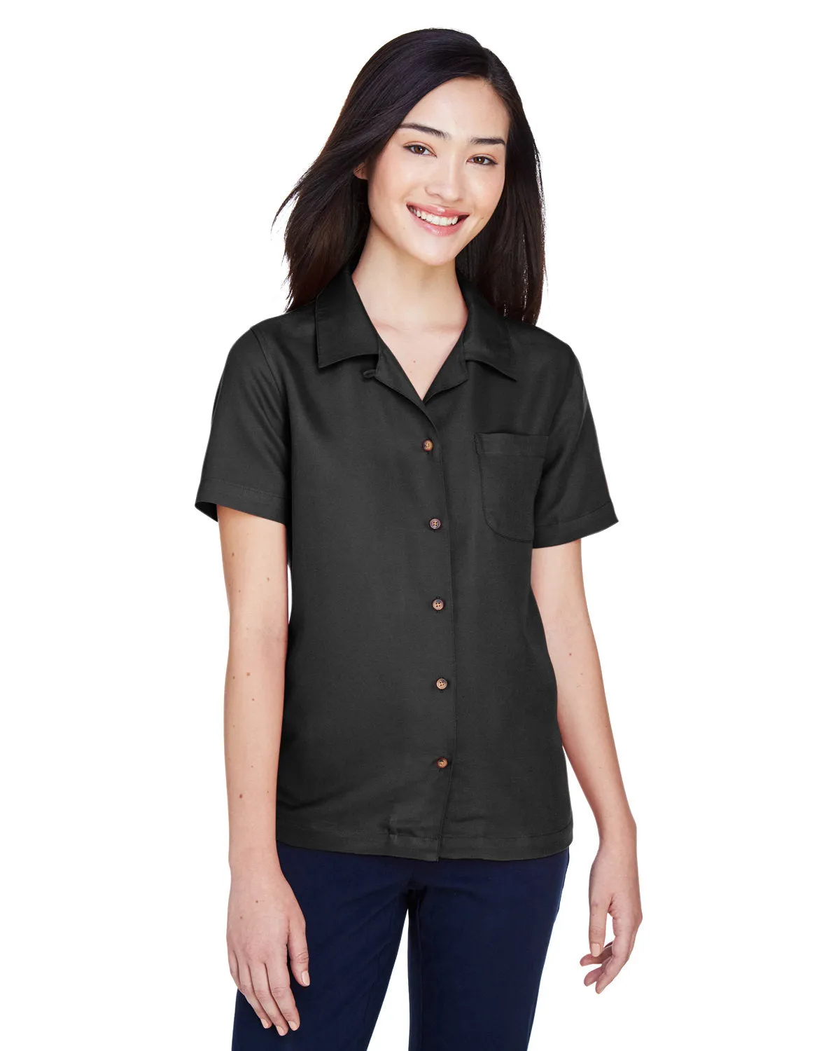 UltraClub Ladies Cabana Breeze Camp Shirt