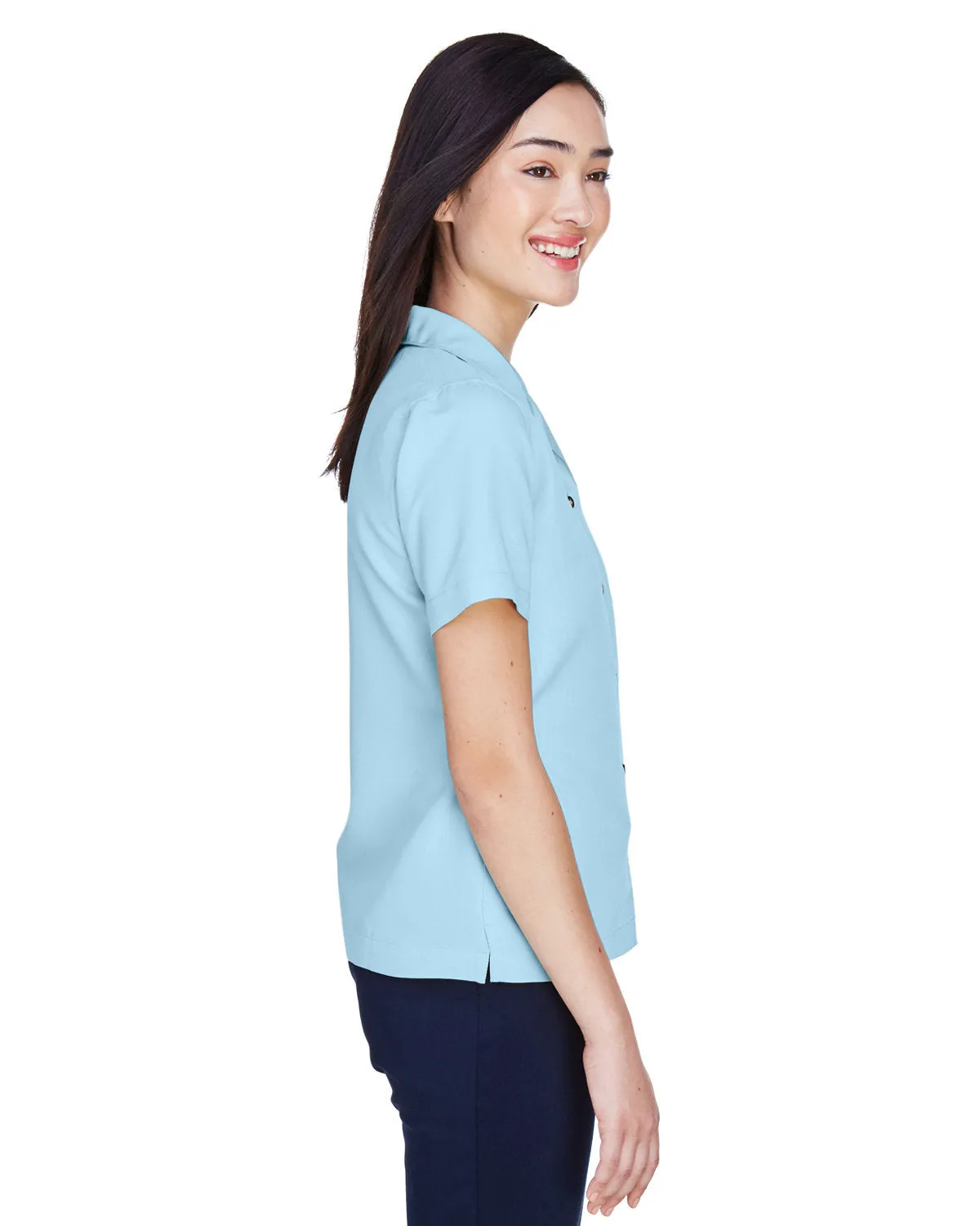 UltraClub Ladies Cabana Breeze Camp Shirt