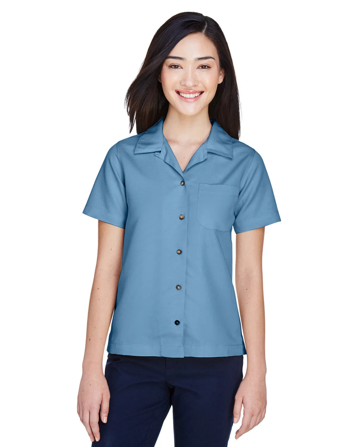 UltraClub Ladies Cabana Breeze Camp Shirt