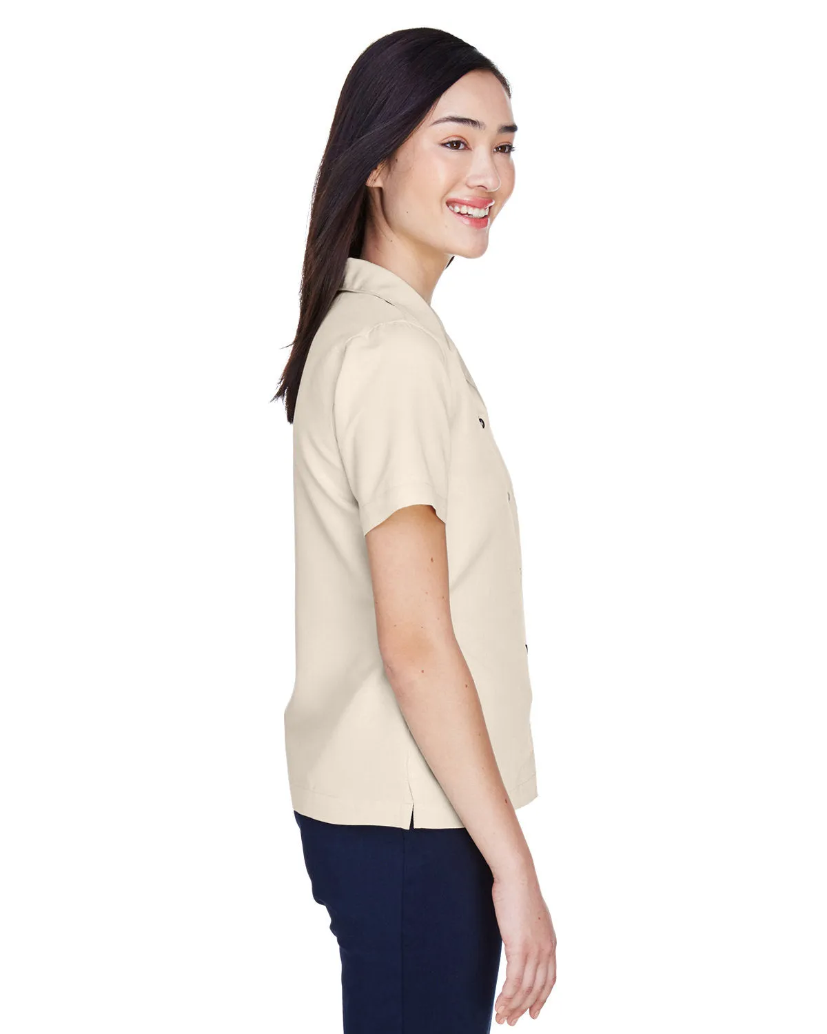 UltraClub Ladies Cabana Breeze Camp Shirt