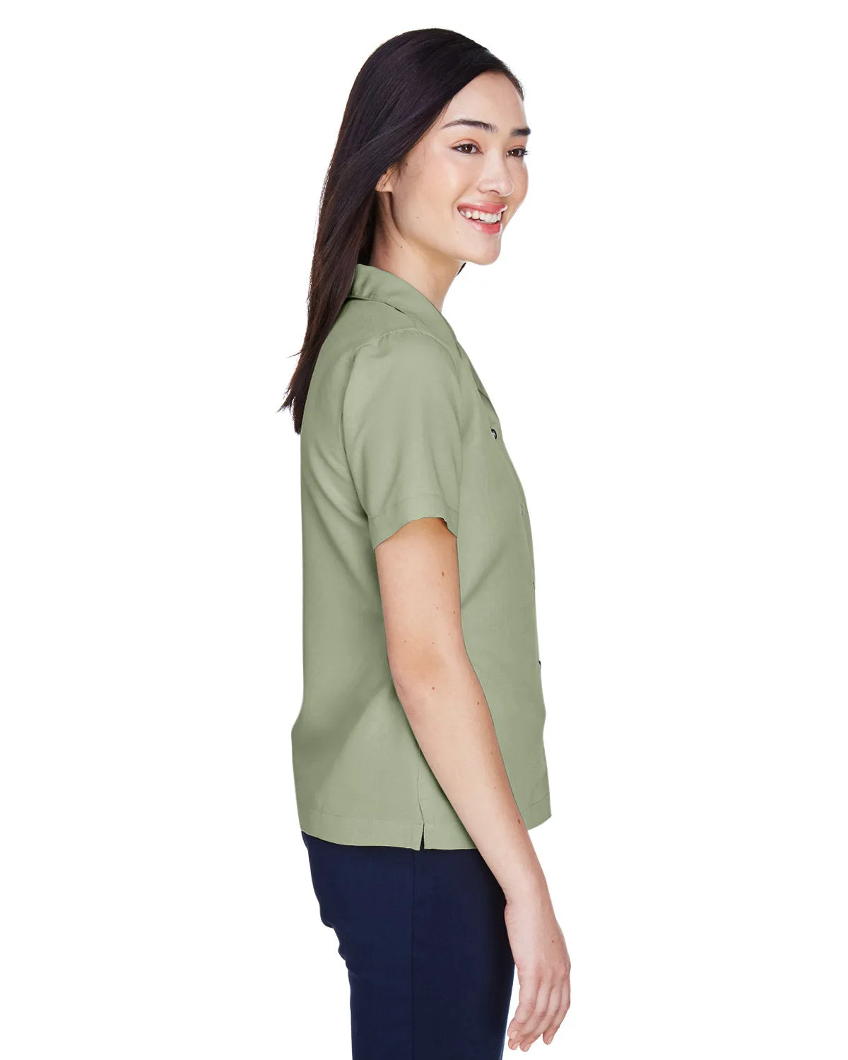 UltraClub Ladies Cabana Breeze Camp Shirt