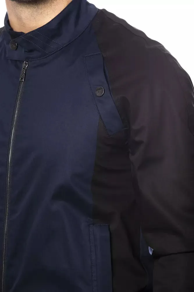 Verri Blue Cotton Men Jacket