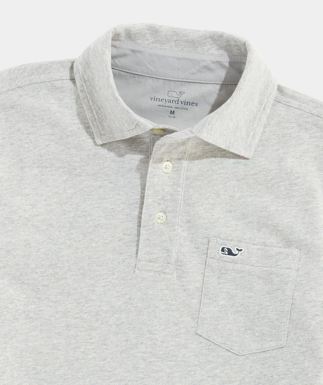 vineyard vines Boys Clean Jersey Polo