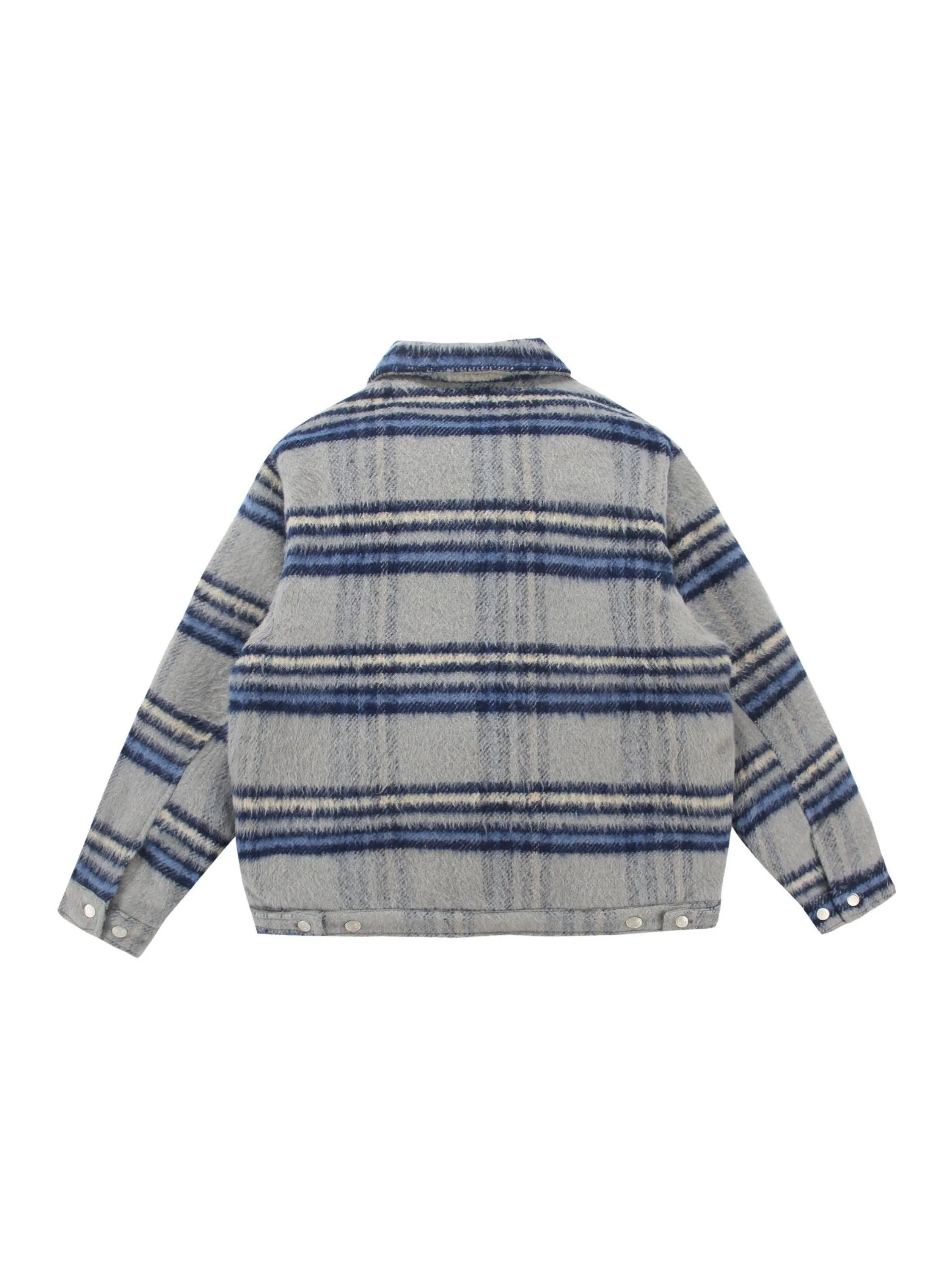Vintage Plaid Minimalist Chic Coat