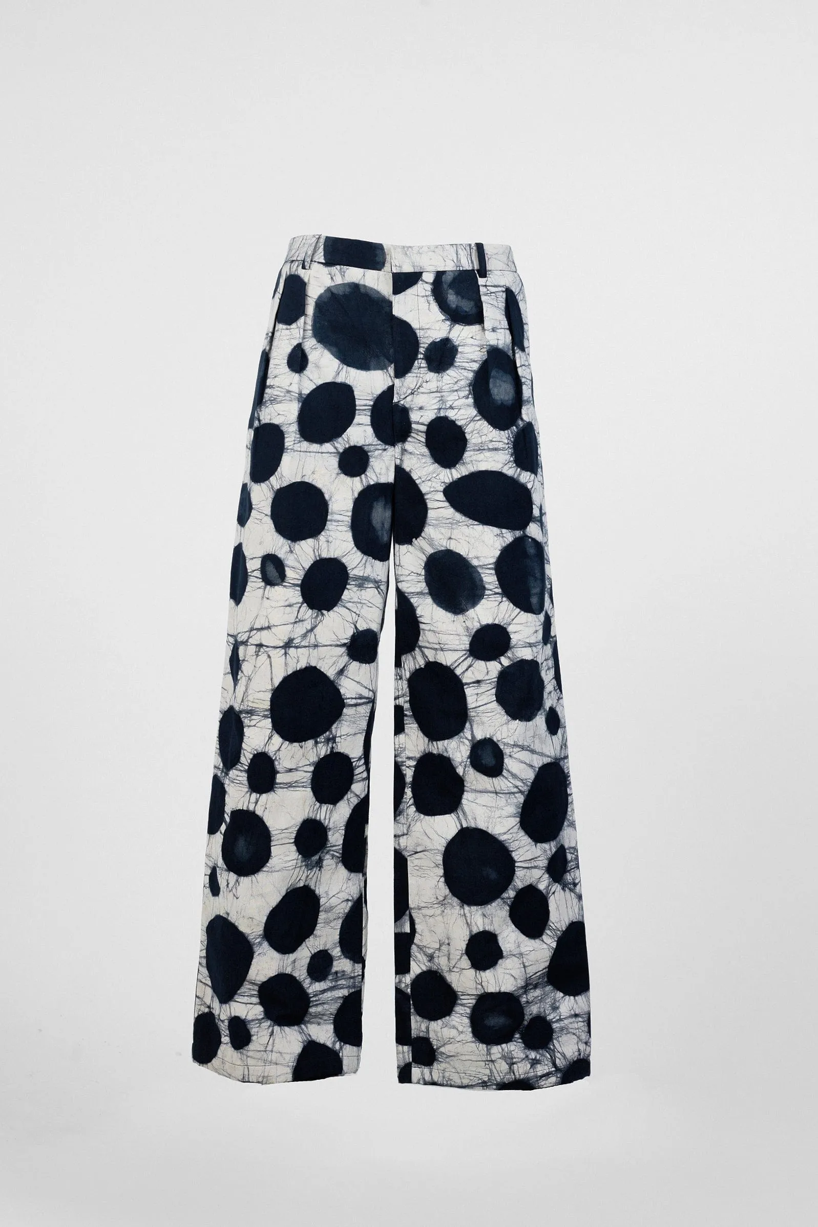 Watercolour Spotted Classic Wide Pants