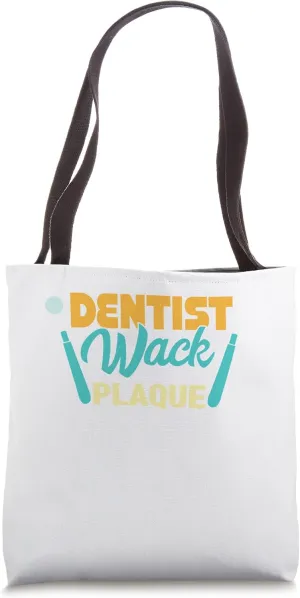 White Clean Teeth Dentist Doctor Tote Bag