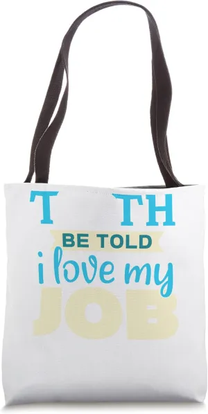 White Clean Teeth Dentist Doctor Tote Bag