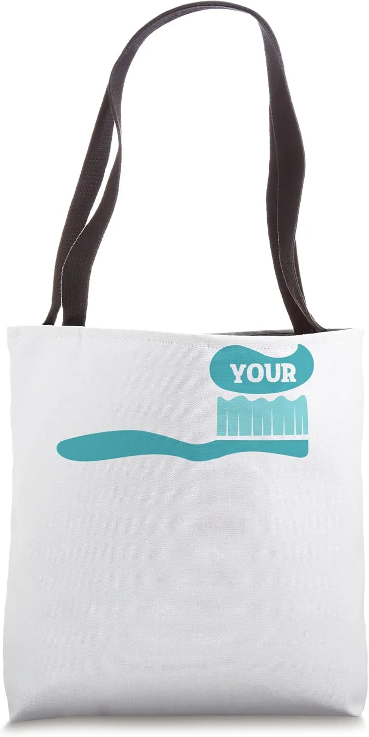 White Clean Teeth Dentist Doctor Tote Bag