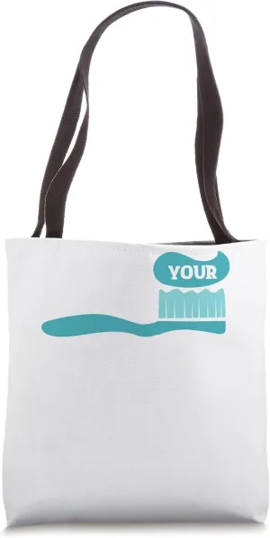 White Clean Teeth Dentist Doctor Tote Bag