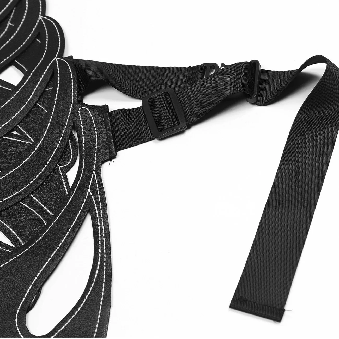WLS Techwear Embroidery Skeleton Vest Jacket