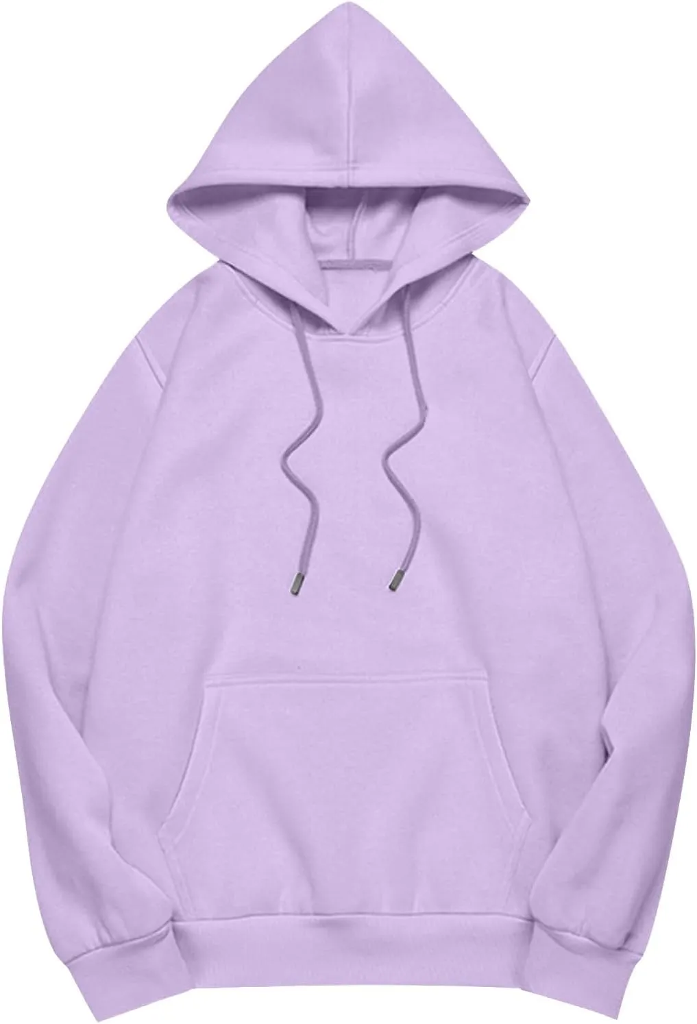 Women Plus Size Fleece Sweatshirt Drawstring Long Oversized Hoodies Trendy Drop Shoulder Y2K Hoodie Pullover w/Pocket