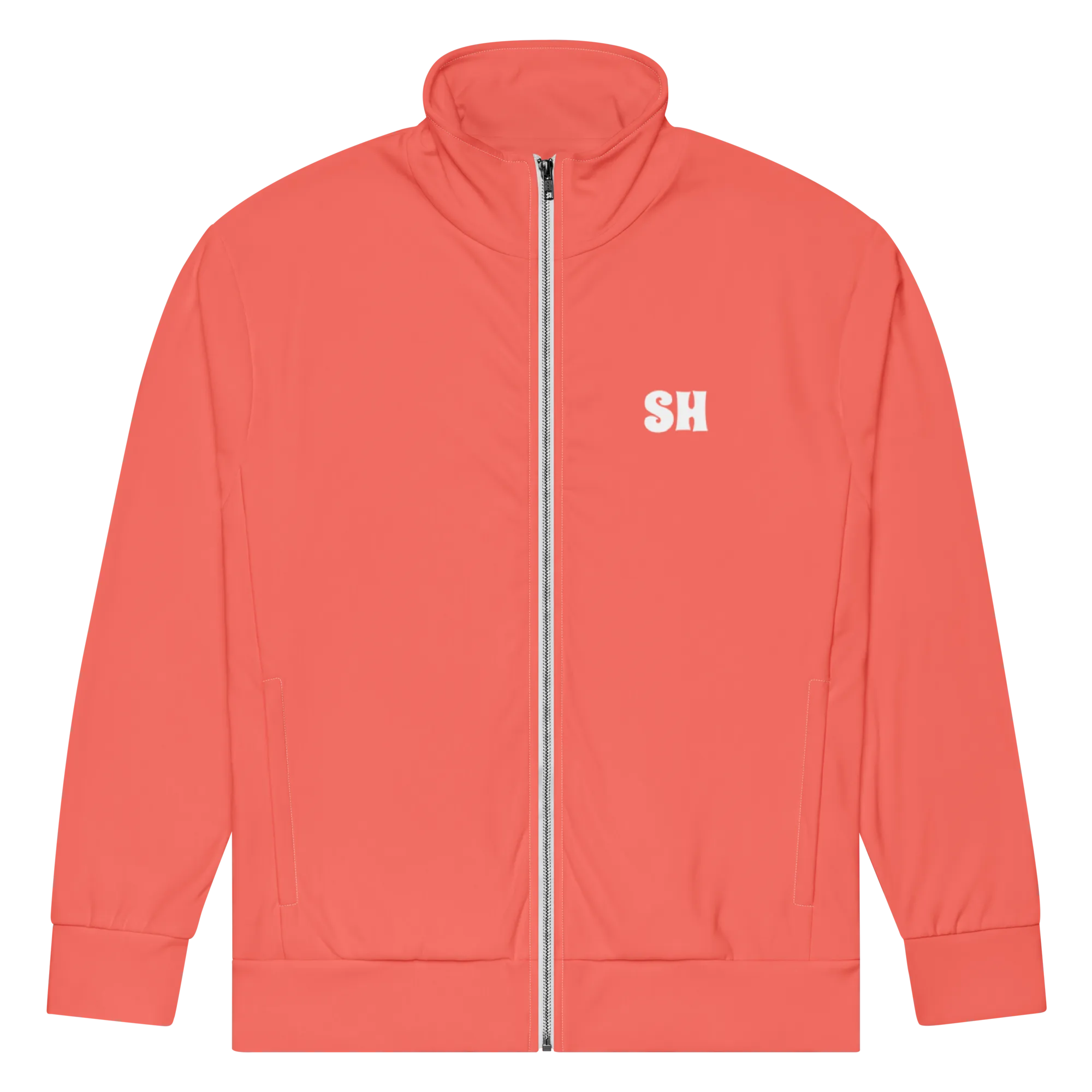 Womens track jacket - Coral Red