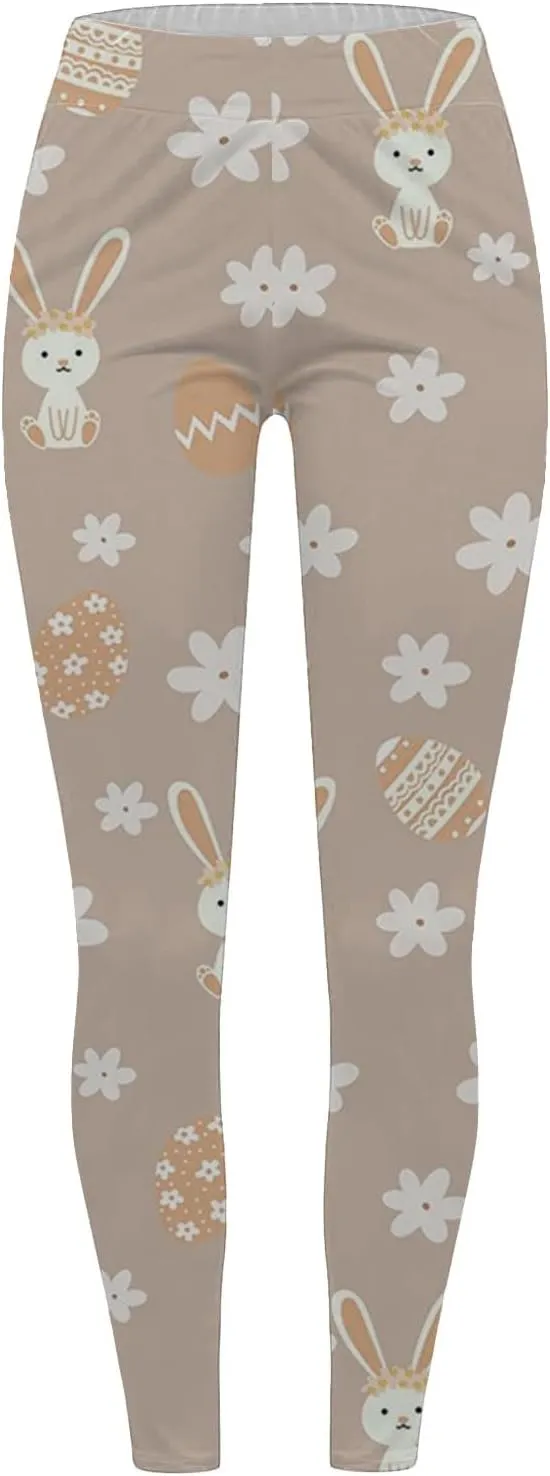 Yoga Leggings for Women Casual Animal Graphic Capris Leggings Cute Turtle Pant Soft Tummy Control Workout Yoga Pants