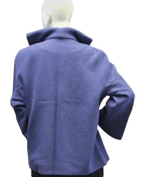 Zenobia Sleek and Chic Blue Coat Sz 14 (SKU 000015)