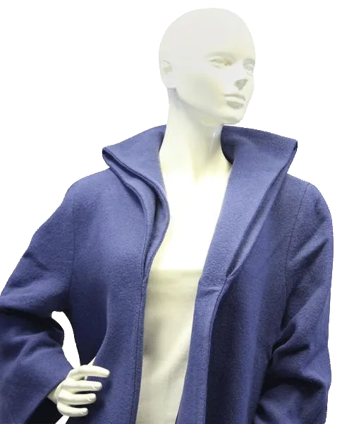 Zenobia Sleek and Chic Blue Coat Sz 14 (SKU 000015)