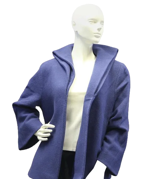 Zenobia Sleek and Chic Blue Coat Sz 14 (SKU 000015)
